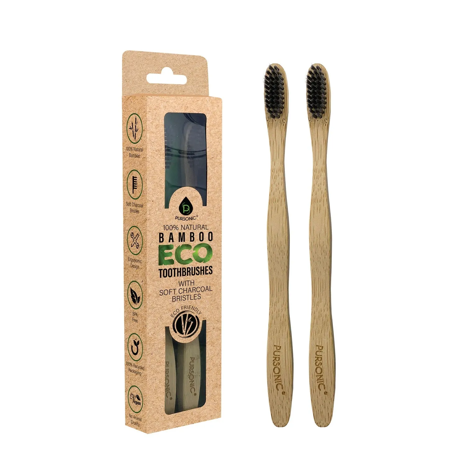 100% Natural Bamboo Toothbrush