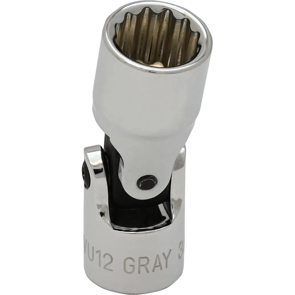 1/4" Drive 12 Point Universal Joint Sockets - Standard Length