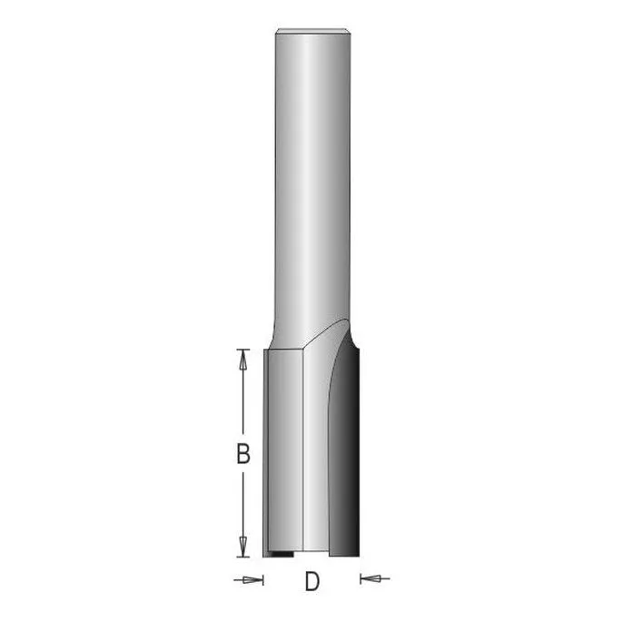 1/4" X 1" Straight Bit 1/2" Shank