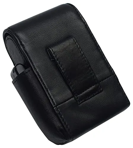 1847 Genuine Leather Cigarette Box Anti-Scratch Protective Storage Case with Lighter Holder