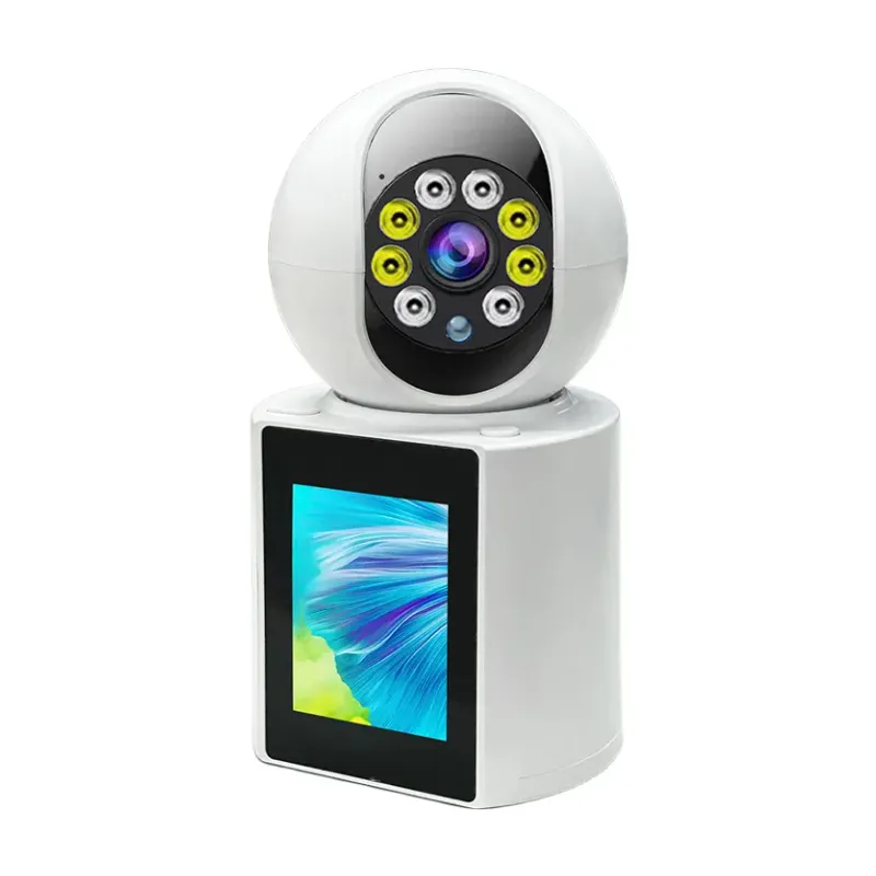 2-In-1 Crystal Clear Wireless Video Call Security Monitoring System Cam 60P