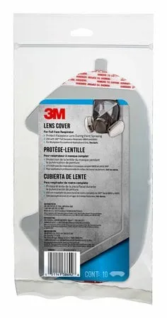 3M™ Lens Cover for 6000 Series Full-Face Respirator, 6885P10-C, 10
each/pack, 5 packs/case