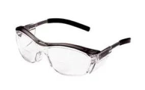 3M™ Nuvo™ Protective Eyewear 11436-00000-20 Clear Lens, Grey Frame,  2.5
Diopter 20 ea/Case