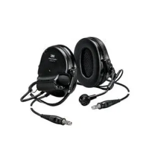 3M™ PELTOR™ SwatTac VI NIB Headset MT20H682BB-19N SVS, Dual DL, Black, Backband, 915 MHz, 10 ea/Case