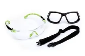 3M™ Solus™ 1000-Series Safety Glasses S1201SGAF-KT, Kit, Foam, Strap,
Green/Black, Clear Scotchgard™ Anti-Fog Lens, 20 EA/Case