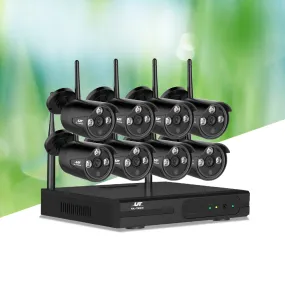 3MP Wireless CCTV Security System with 8 Cameras - UL-tech