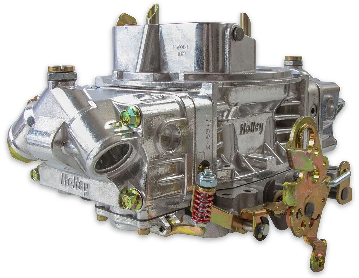 600 CFM 4-Barrel Street/Strip Carburettor - Shiny Finish HO0-4776S