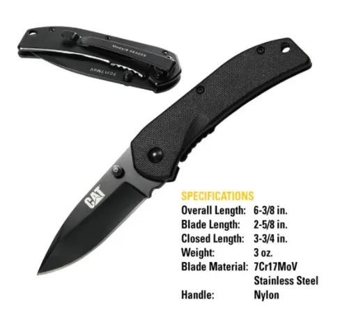 6" Drop Point Folding Knife