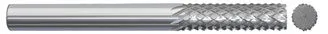 780-001040: 3/16 in. Dia., 5/8 in. Length Of Cut, 2 in. Overall Length Carbide Router Mill; Diamond Cut, Style A- No End Cut, BRIGHT, USA