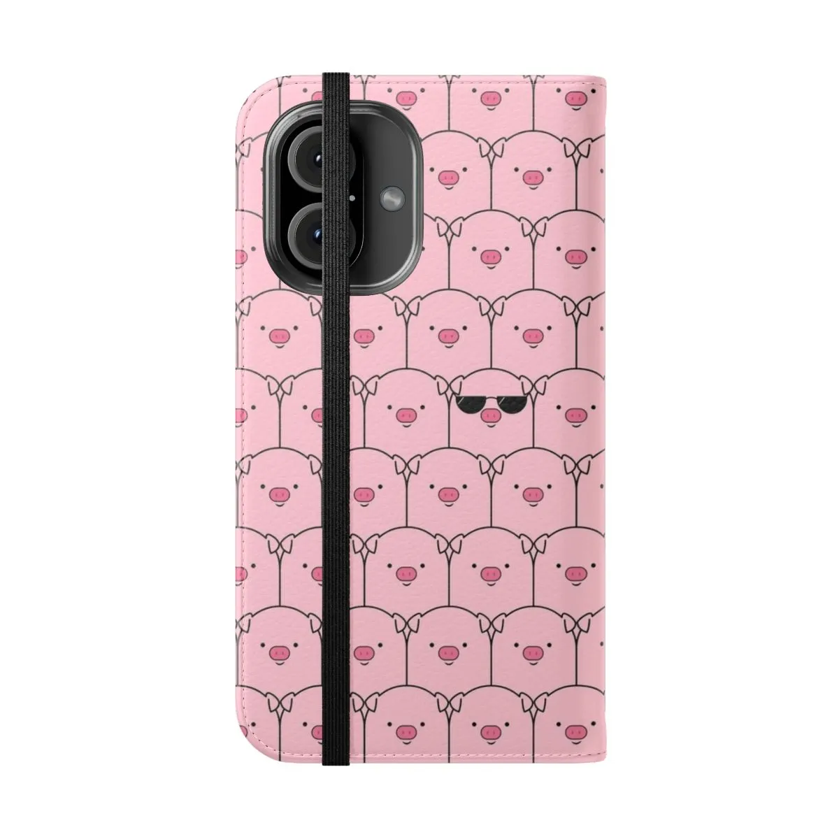 Adorable Pig Flip Cover Phone Case for Kids