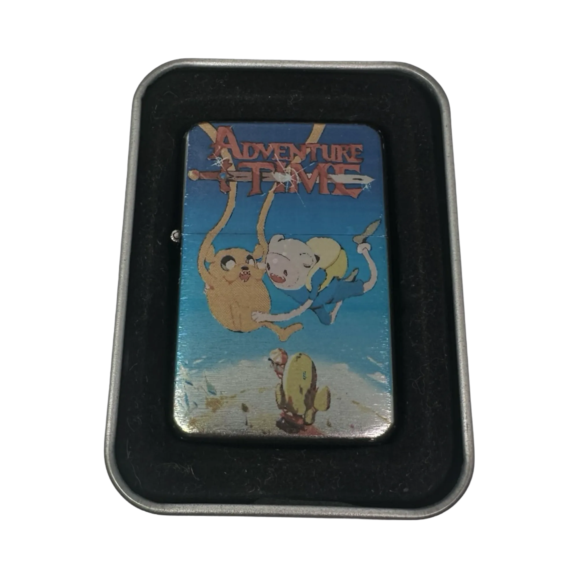 Adventure Time Cartoon Flip Top Lighter