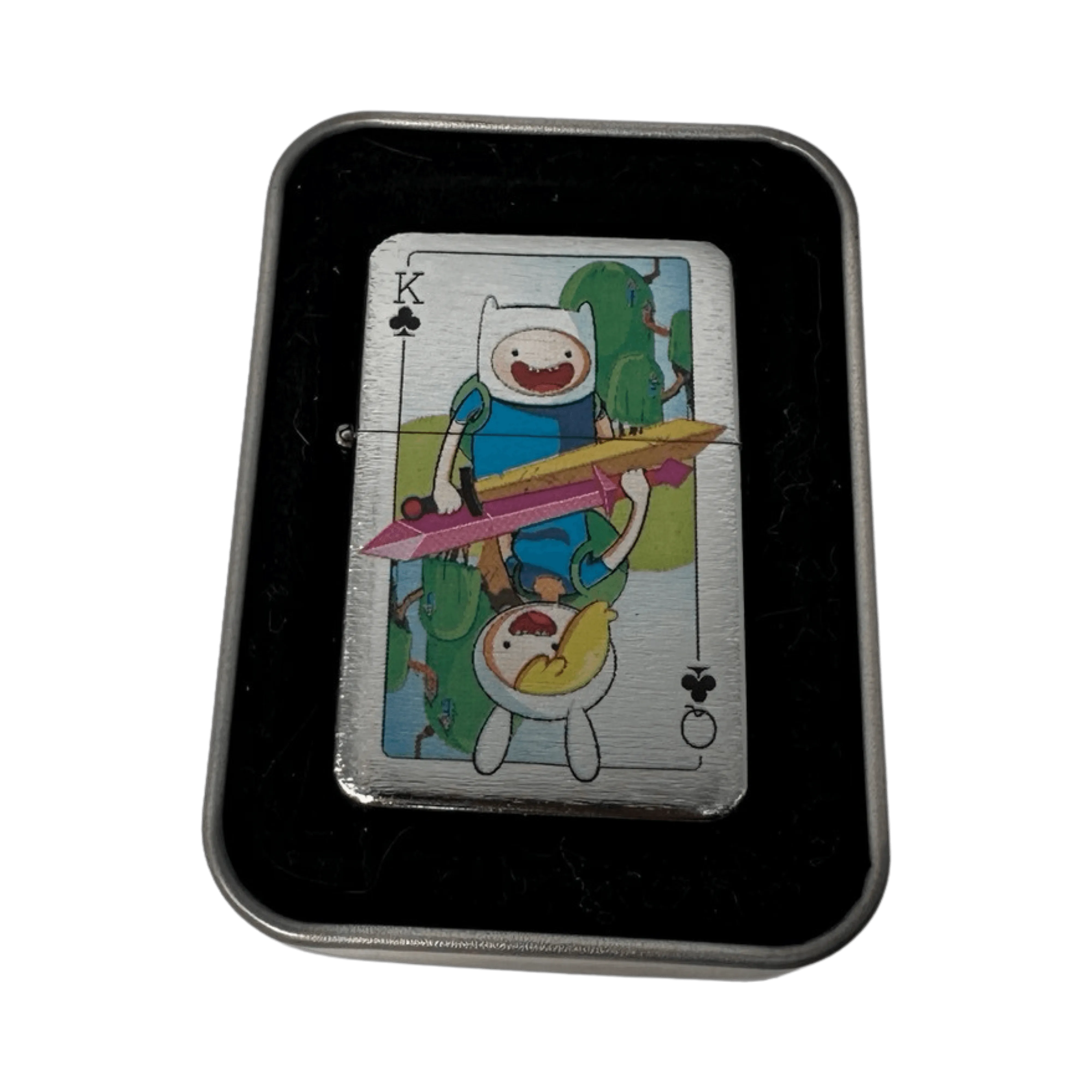 Adventure Time Cartoon Flip Top Lighter