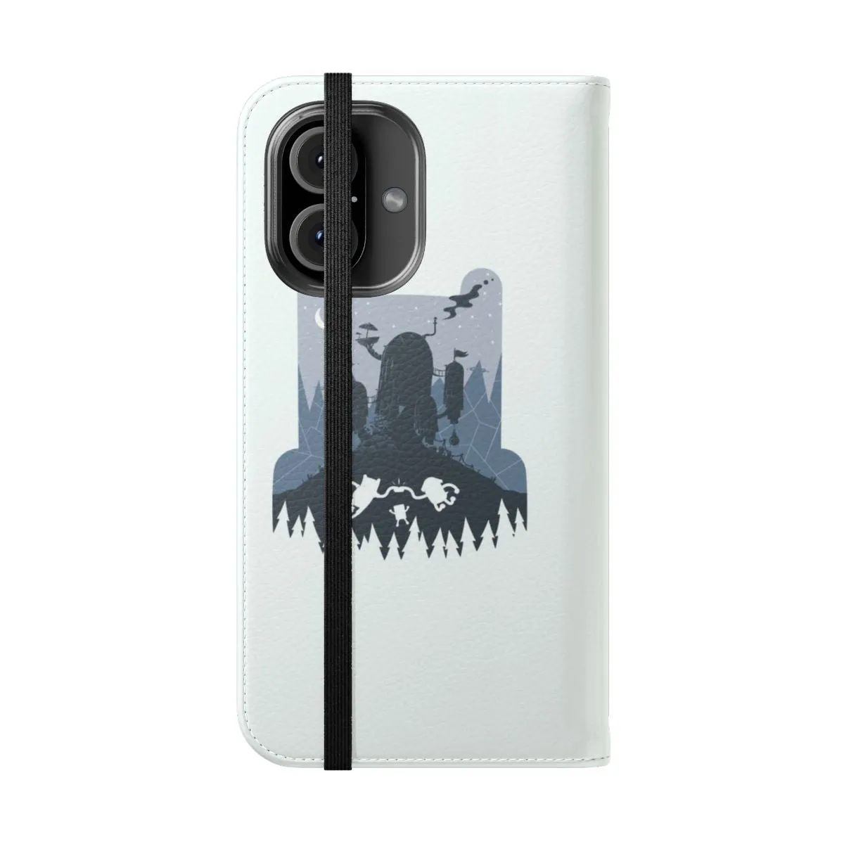 Adventurous Cartoon-Inspired Flip Phone Case