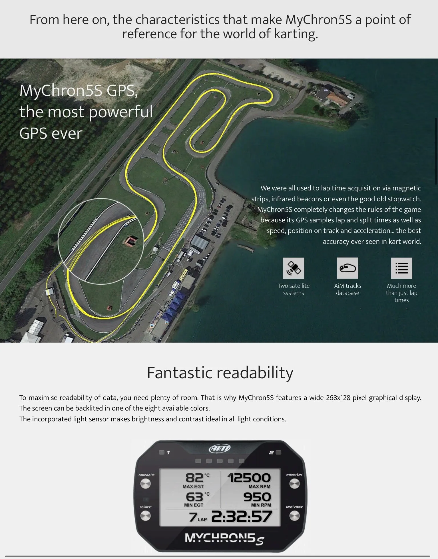 AIM MOTORSPORT SOLO - GPS DATA LOGGER