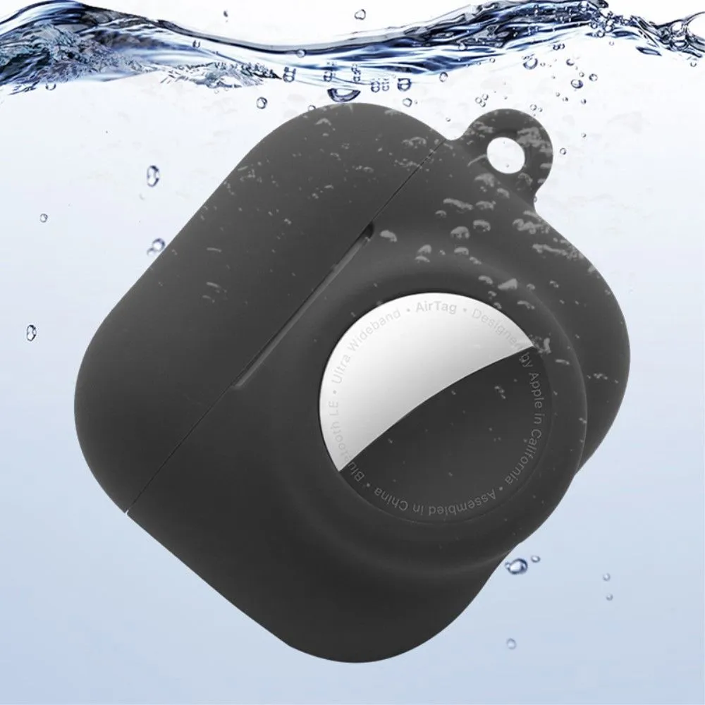 AirPods 3 / AirTag 2-in-1 silicone cover - Black