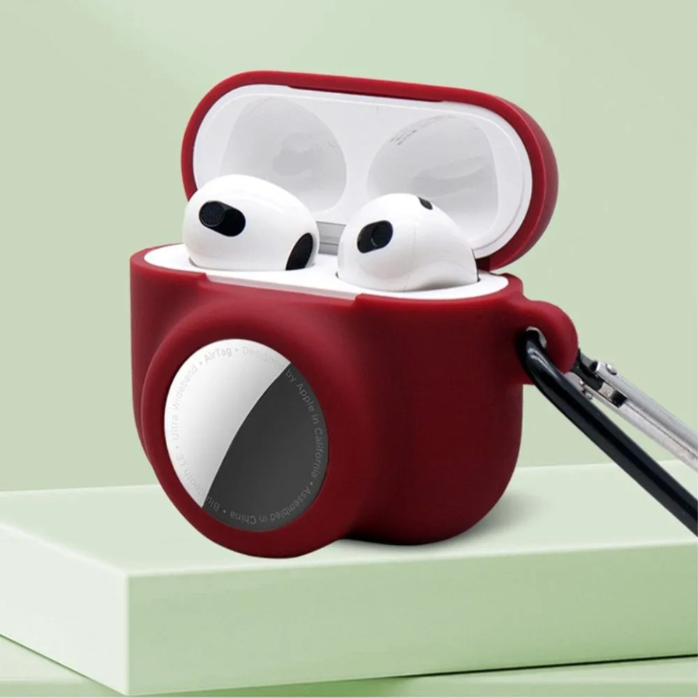 AirPods 3 / AirTag 2-in-1 silicone cover - Red