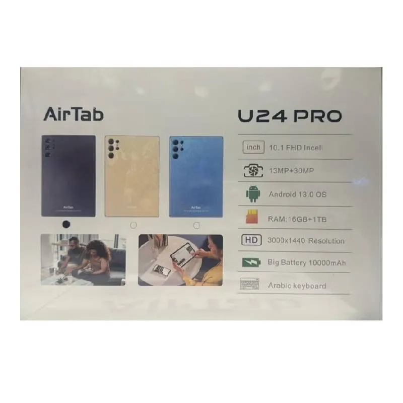 AirTab U24 Pro With Keyboard / 10.1"FHD / 16GB / 1TB / 5G / Gold