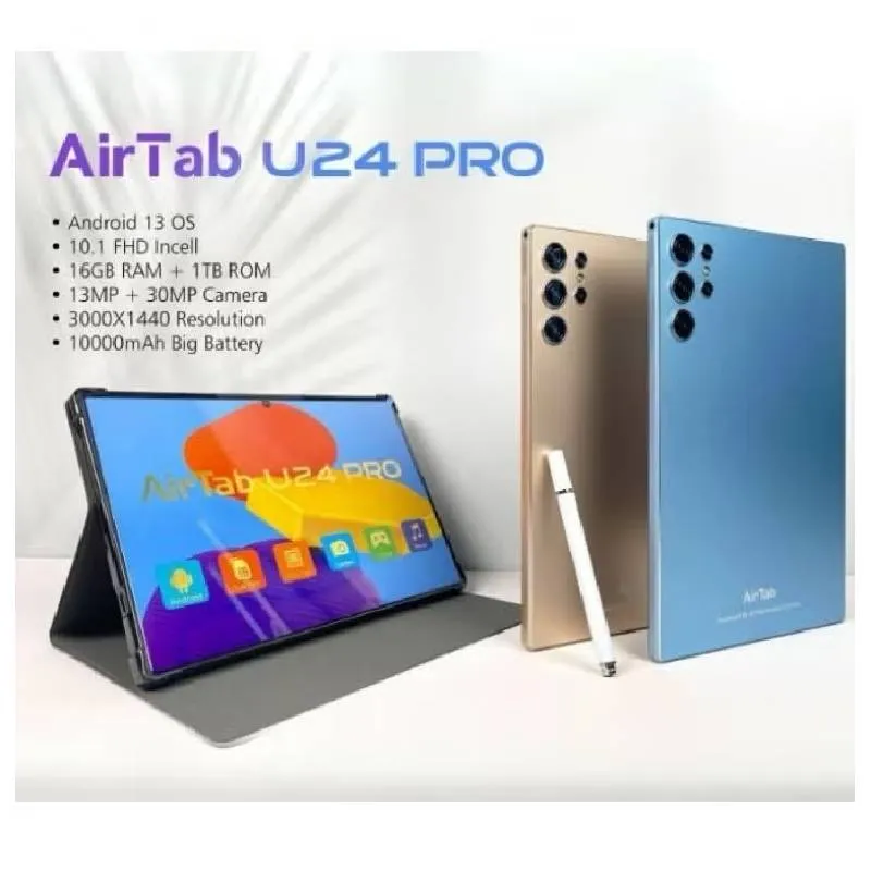 AirTab U24 Pro With Keyboard / 10.1"FHD / 16GB / 1TB / 5G / Gold