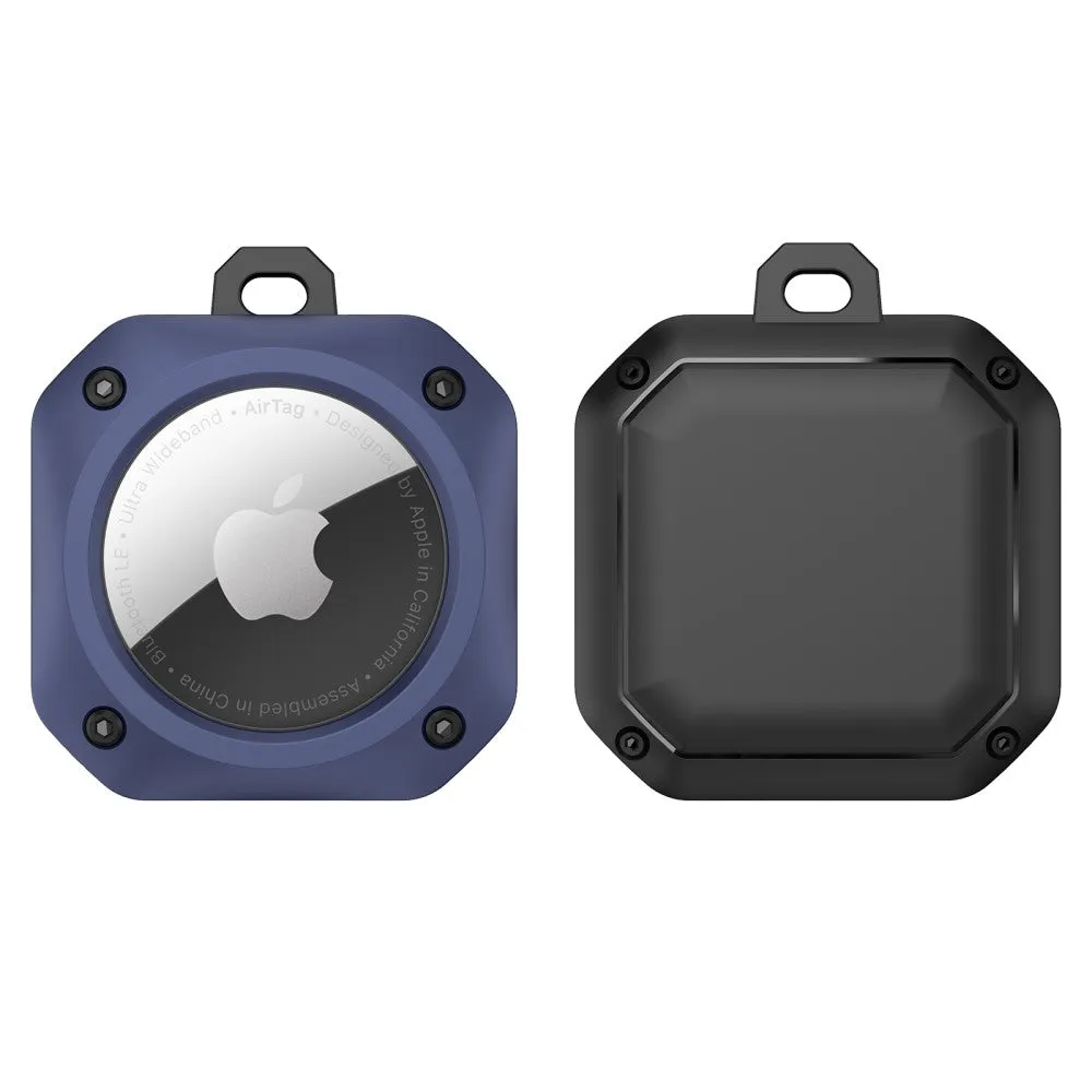 AirTags TPU cover with key ring - Blue