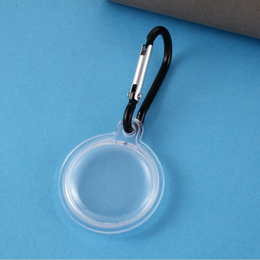 AirTags transparent cover with key chain