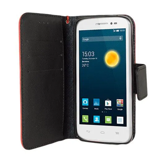 Alcatel One Touch POP Astro / 5042 Leather Wallet Pouch Case by Modes