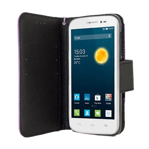 Alcatel One Touch POP Astro / 5042 Leather Wallet Pouch Case by Modes