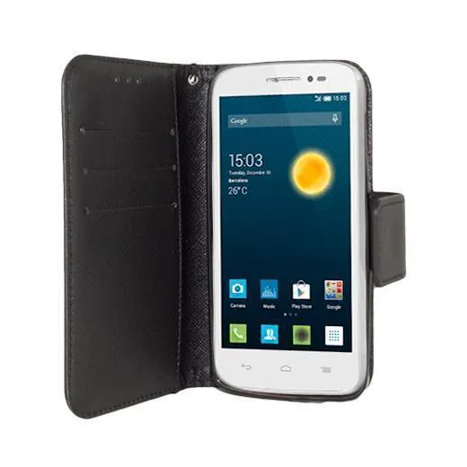 Alcatel One Touch POP Astro / 5042 Leather Wallet Pouch Case by Modes