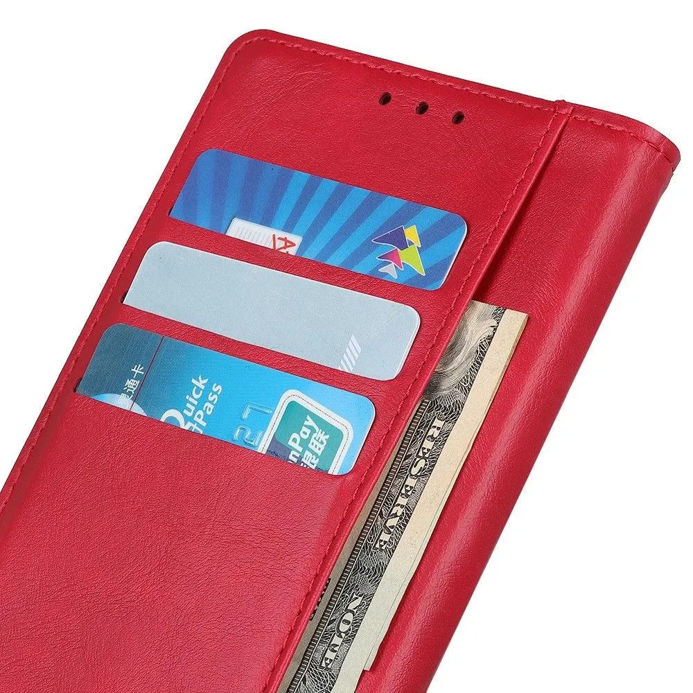 Alpha Motorola Moto G52 flip case - Red