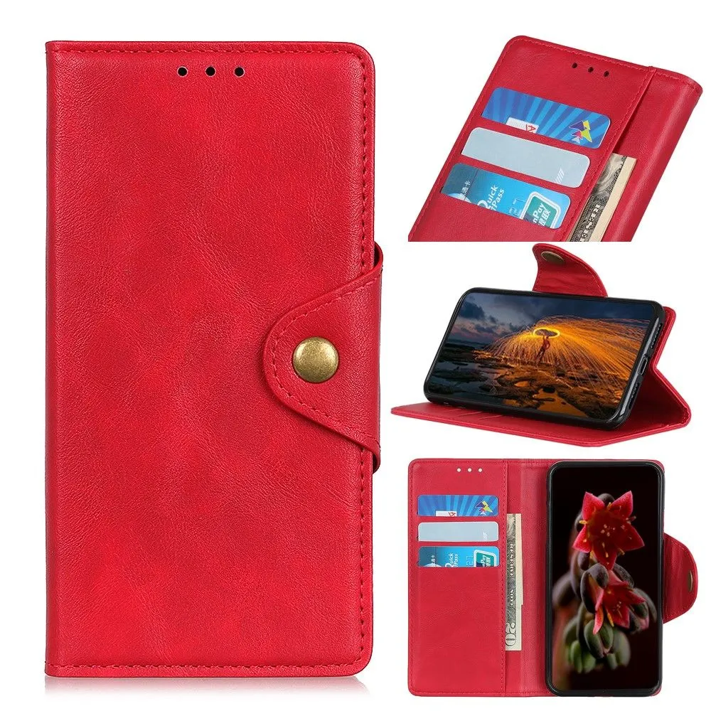 Alpha OnePlus 9RT 5G flip case - Red