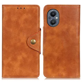 Alpha OnePlus Nord N20 5G flip case - Brown