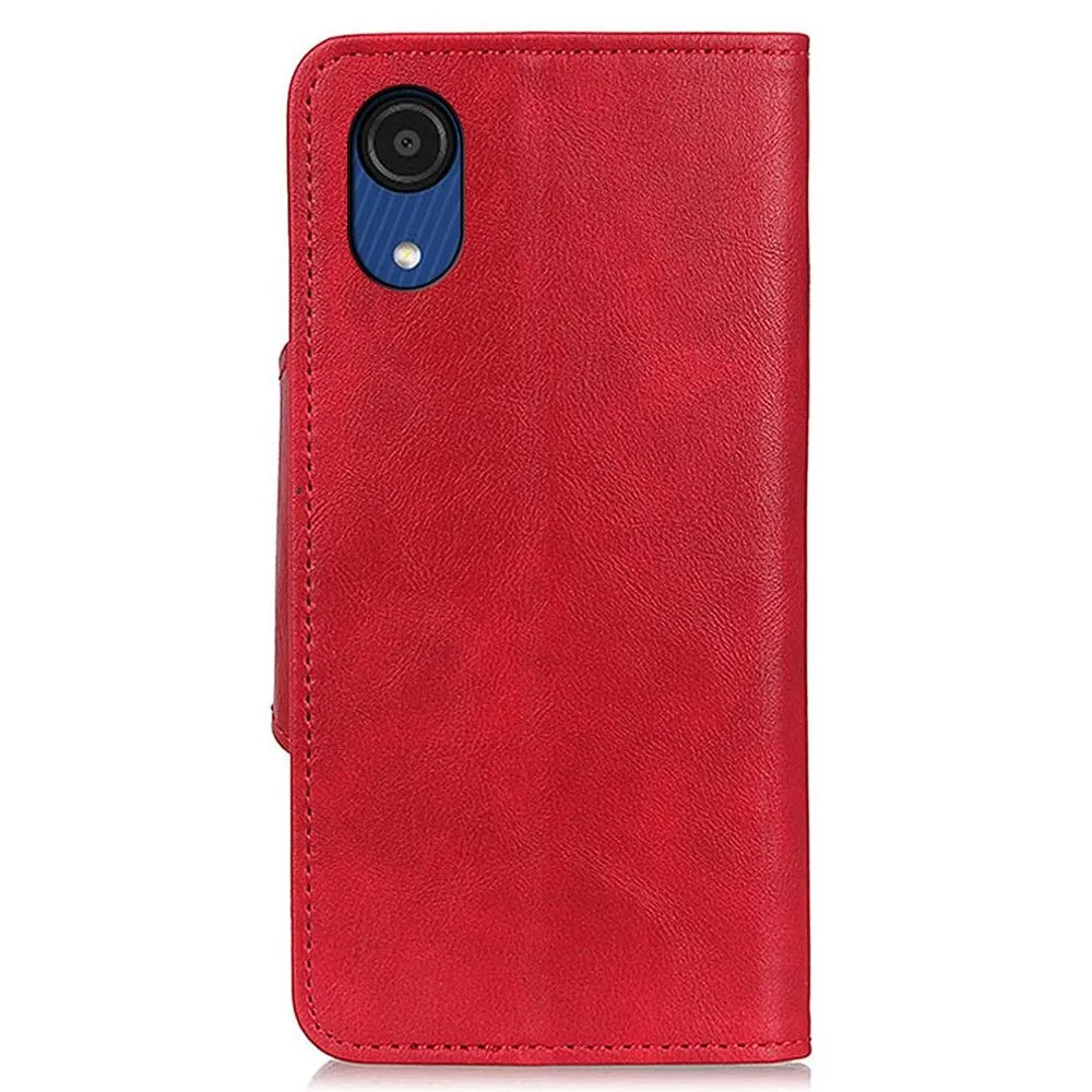 Alpha Samsung Galaxy A03 Core flip case - Red