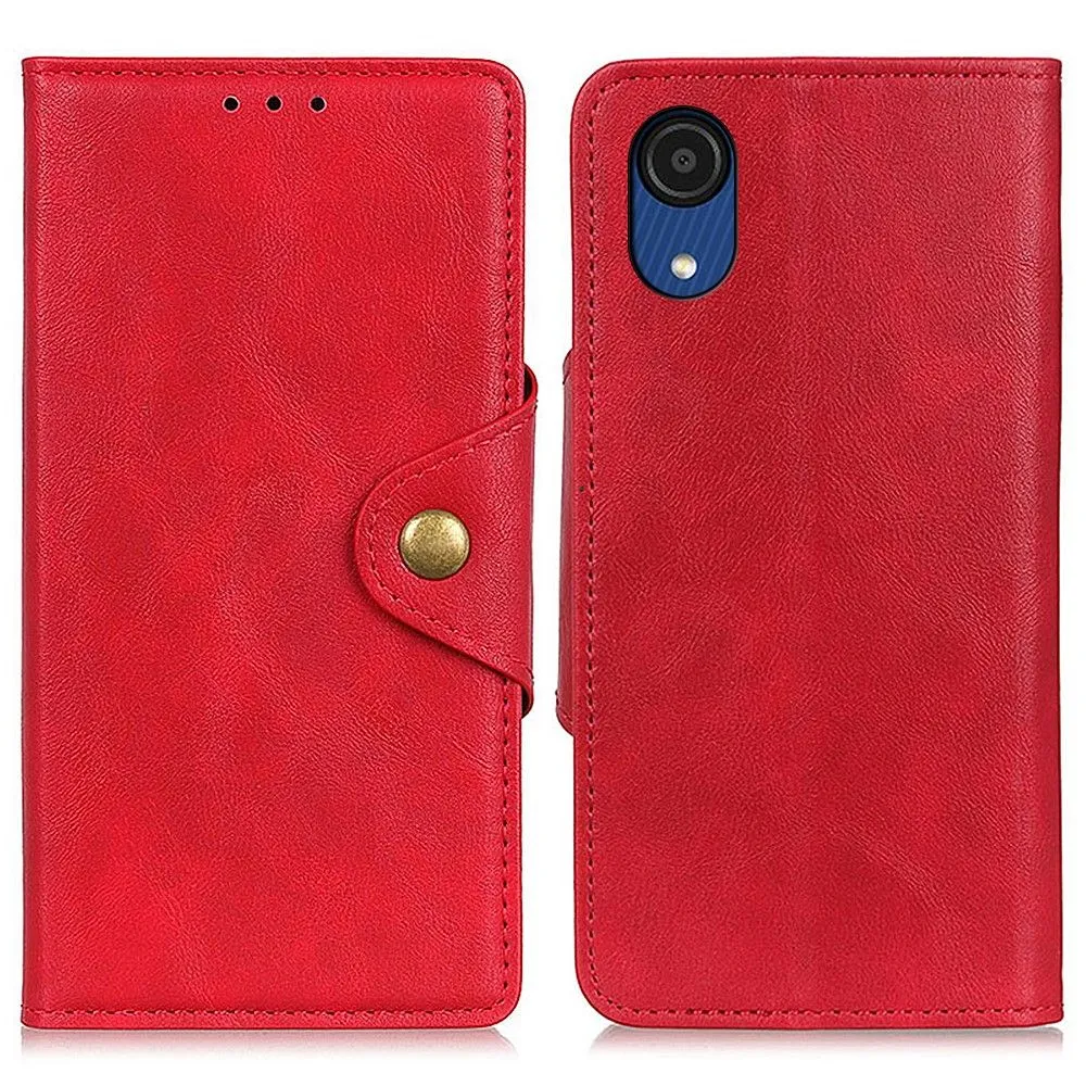 Alpha Samsung Galaxy A03 Core flip case - Red