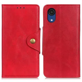 Alpha Samsung Galaxy A03 Core flip case - Red