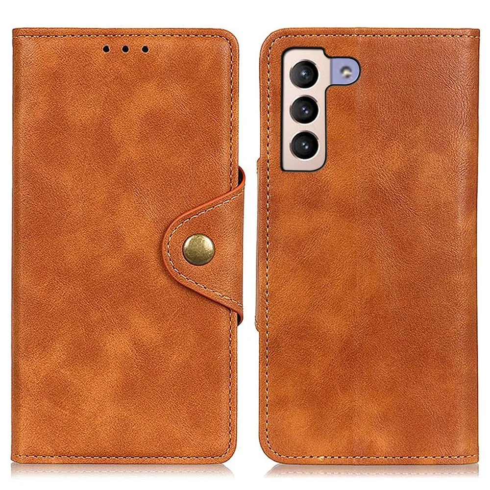 Alpha Samsung Galaxy S22 Plus flip case - Brown