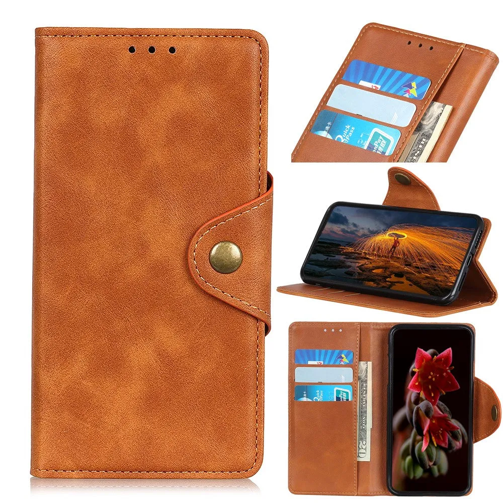 Alpha Samsung Galaxy S22 Plus flip case - Brown