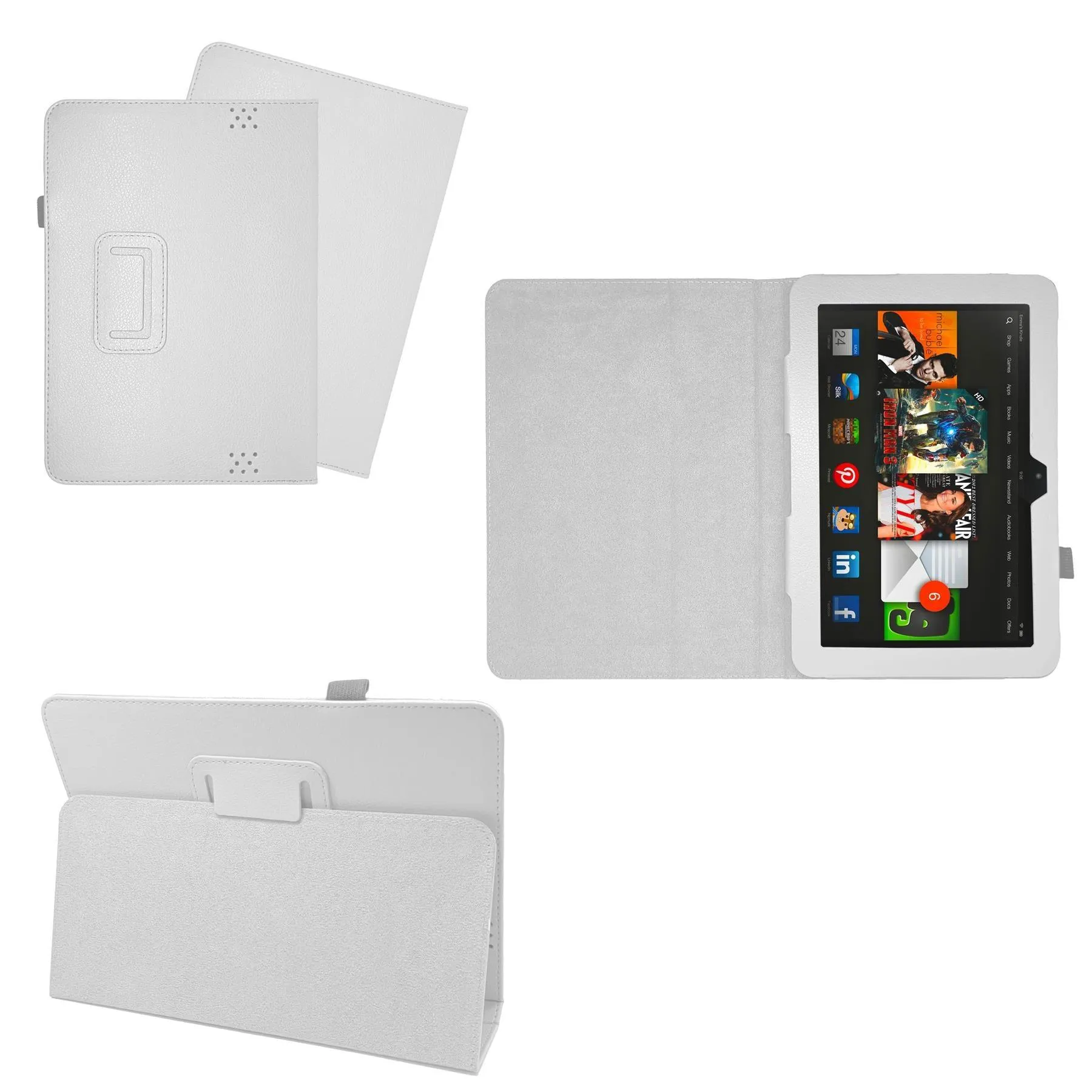 Amazon Kindle Fire HD 8.9 Tablet Flip Folio Book Stand Case