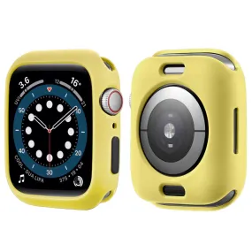 Apple Watch (45mm) candy color button TPU cover - Yellow / Black