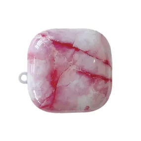 Beats Fit Pro marble themed ccase - Pink / White