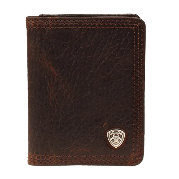 Bifold Leather Wallet - Rowdy Brown