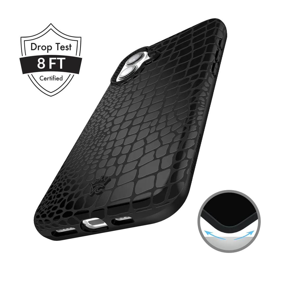 Black Croc iPhone Case