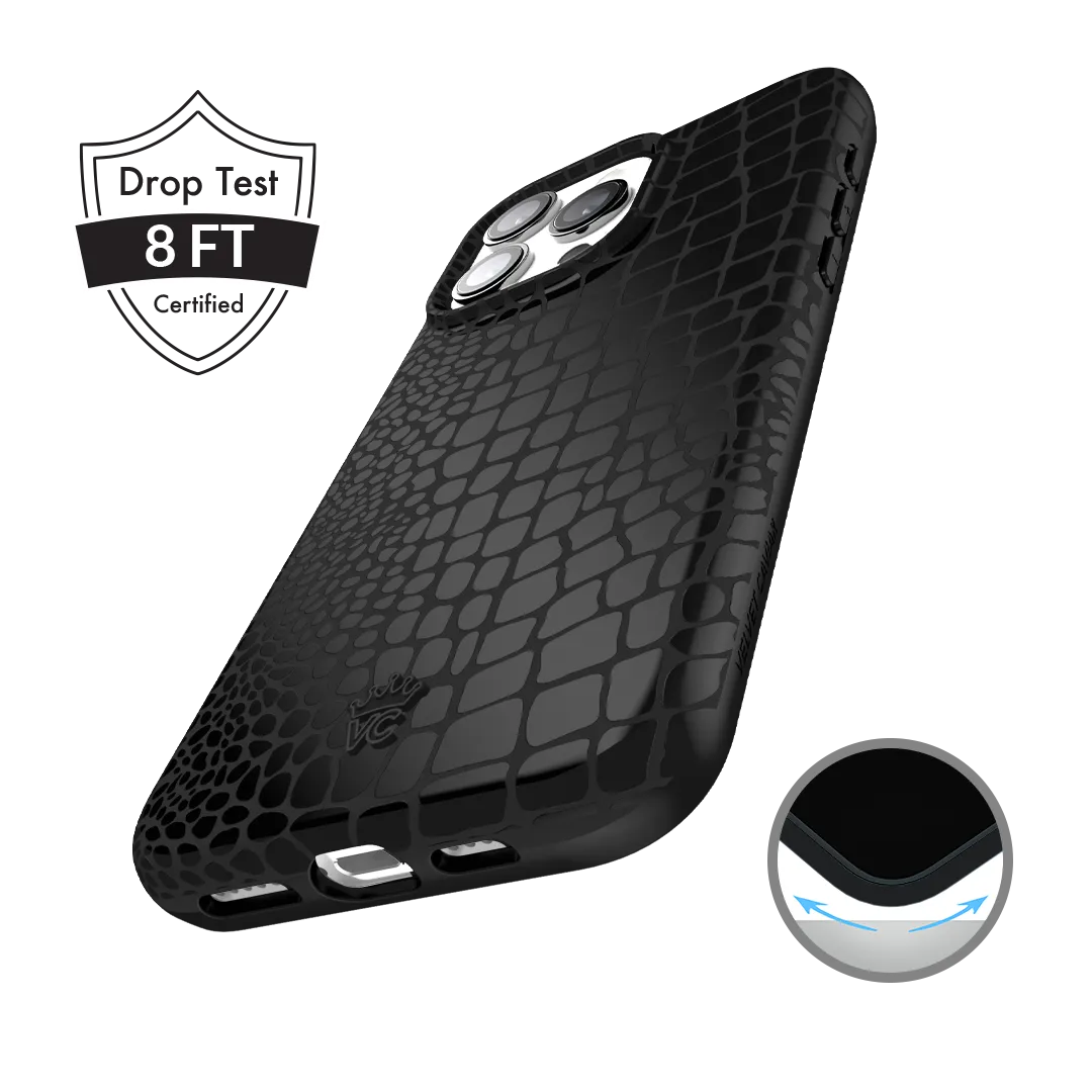 Black Croc iPhone Case