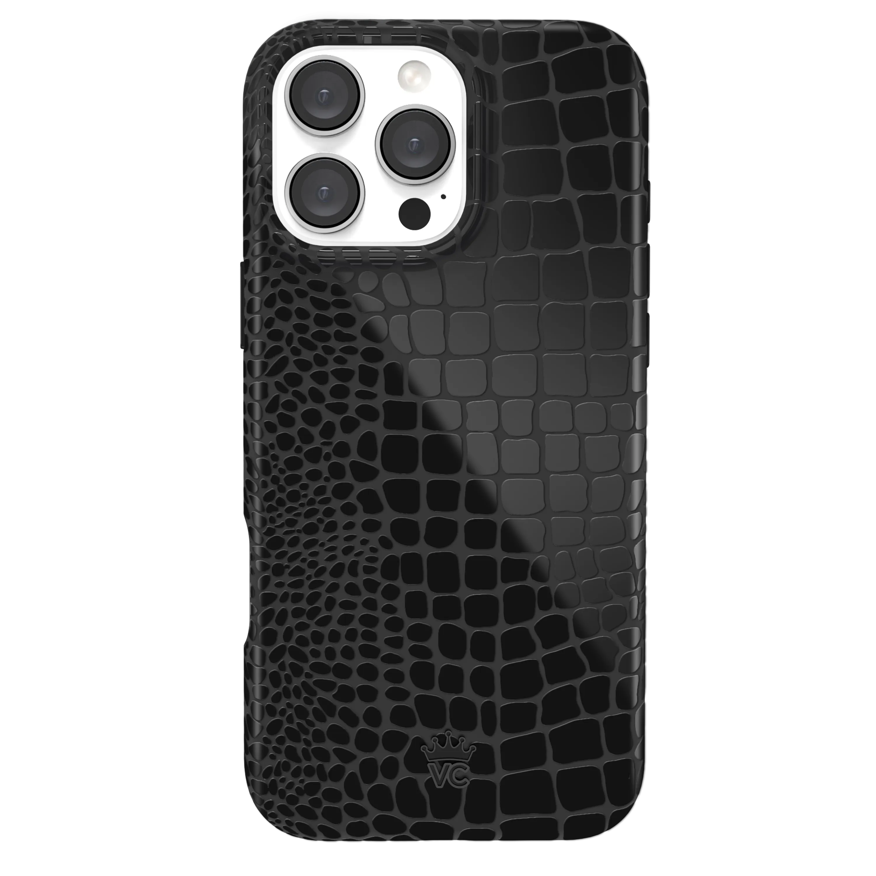 Black Croc iPhone Case