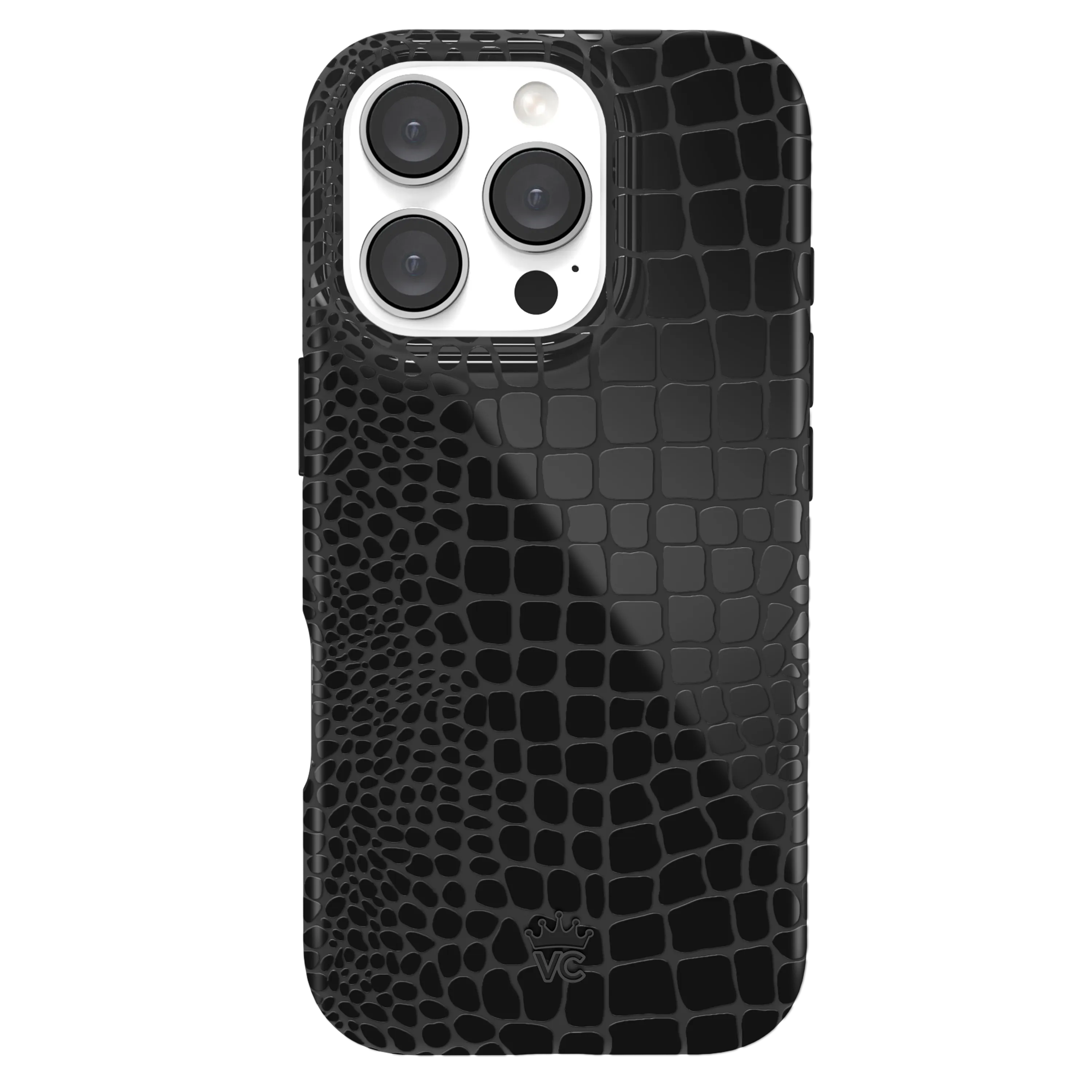 Black Croc iPhone Case