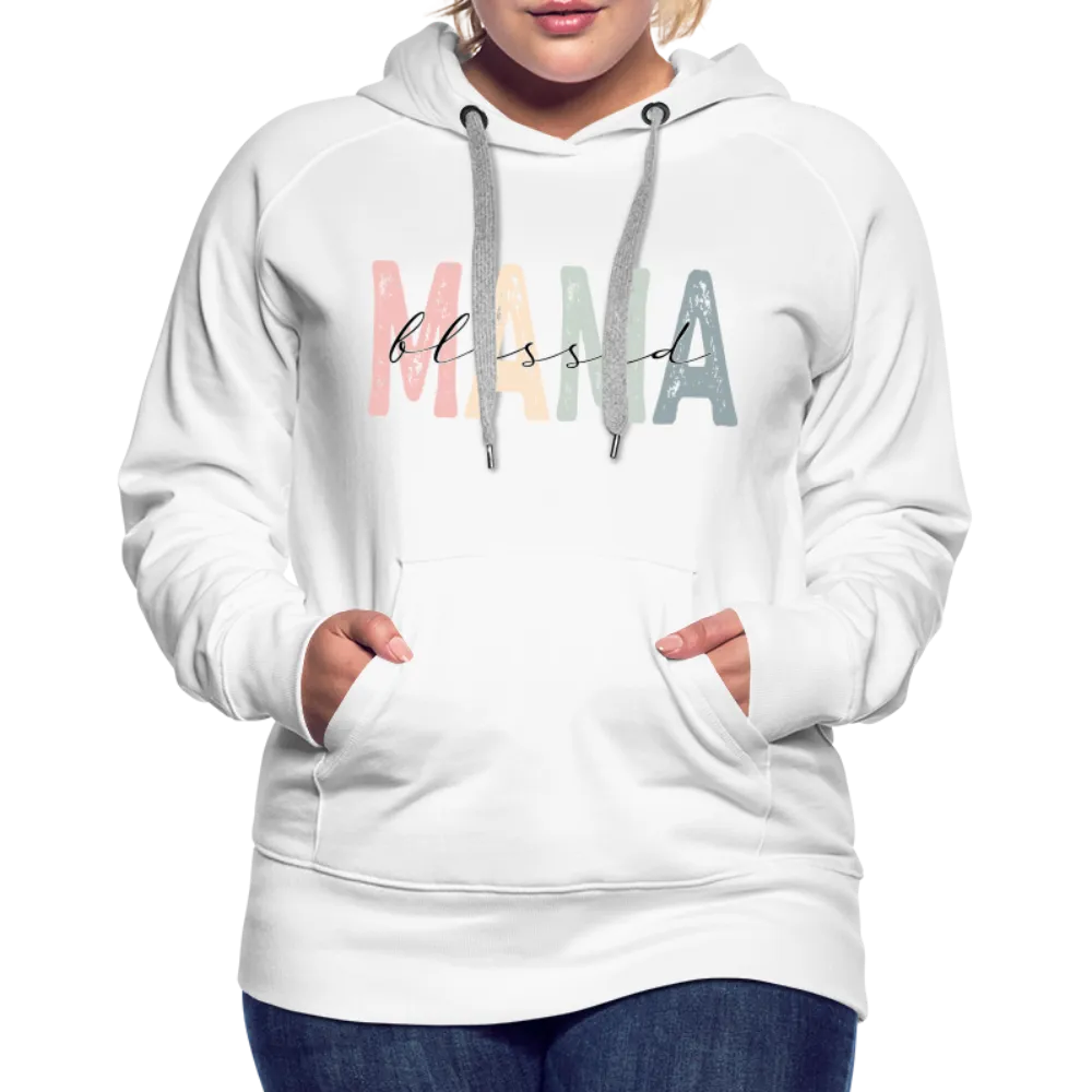 Blessed Mama Premium Hoodie (Retro Design)