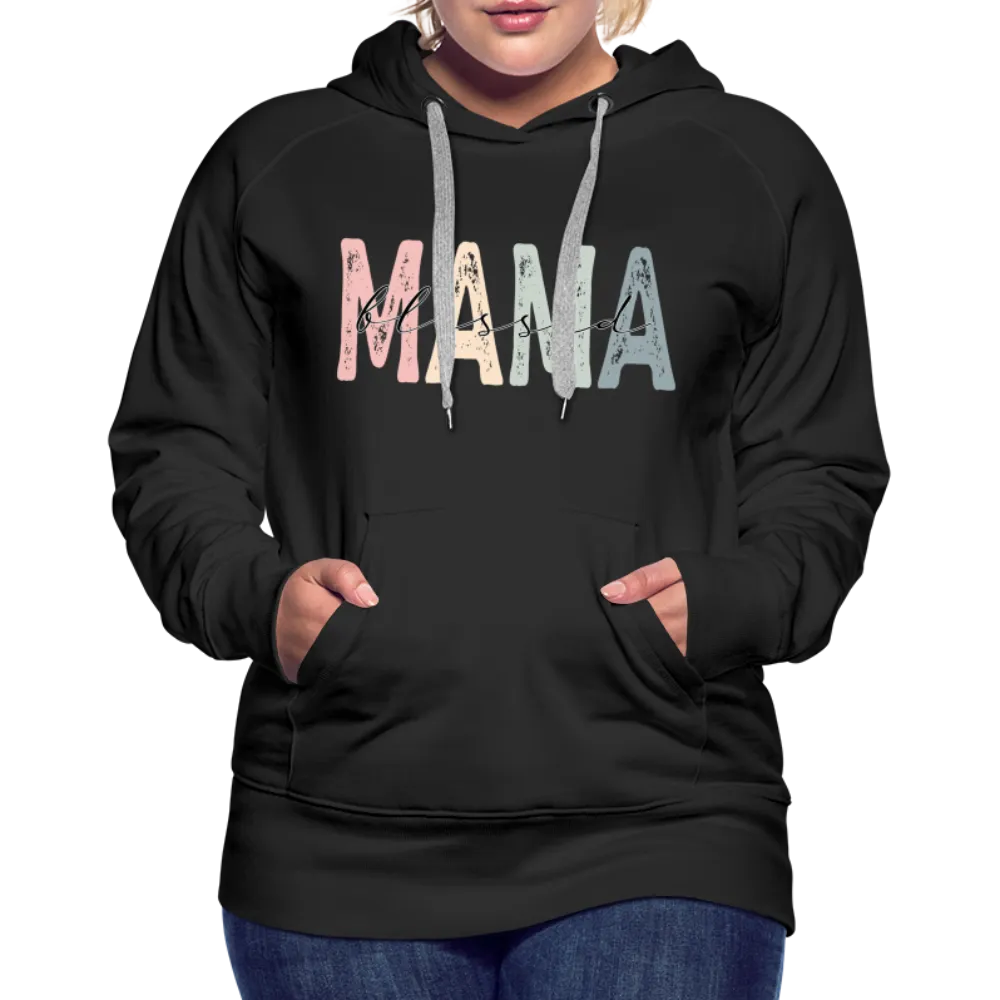 Blessed Mama Premium Hoodie (Retro Design)