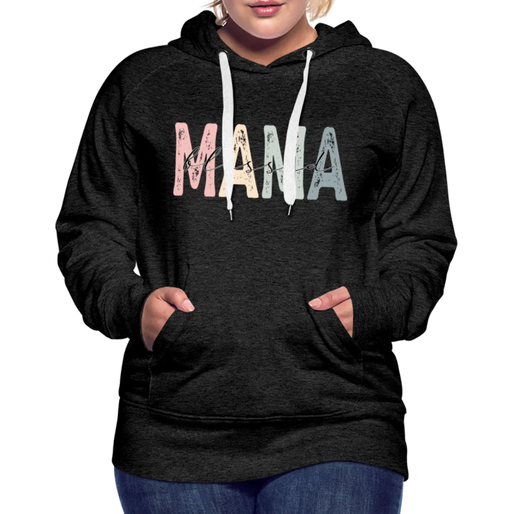 Blessed Mama Premium Hoodie (Retro Design)