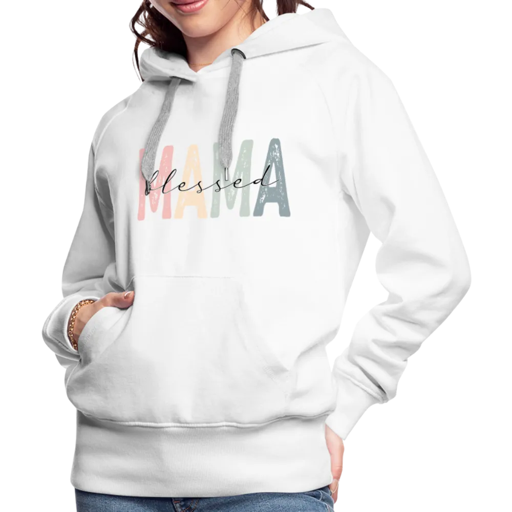 Blessed Mama Premium Hoodie (Retro Design)