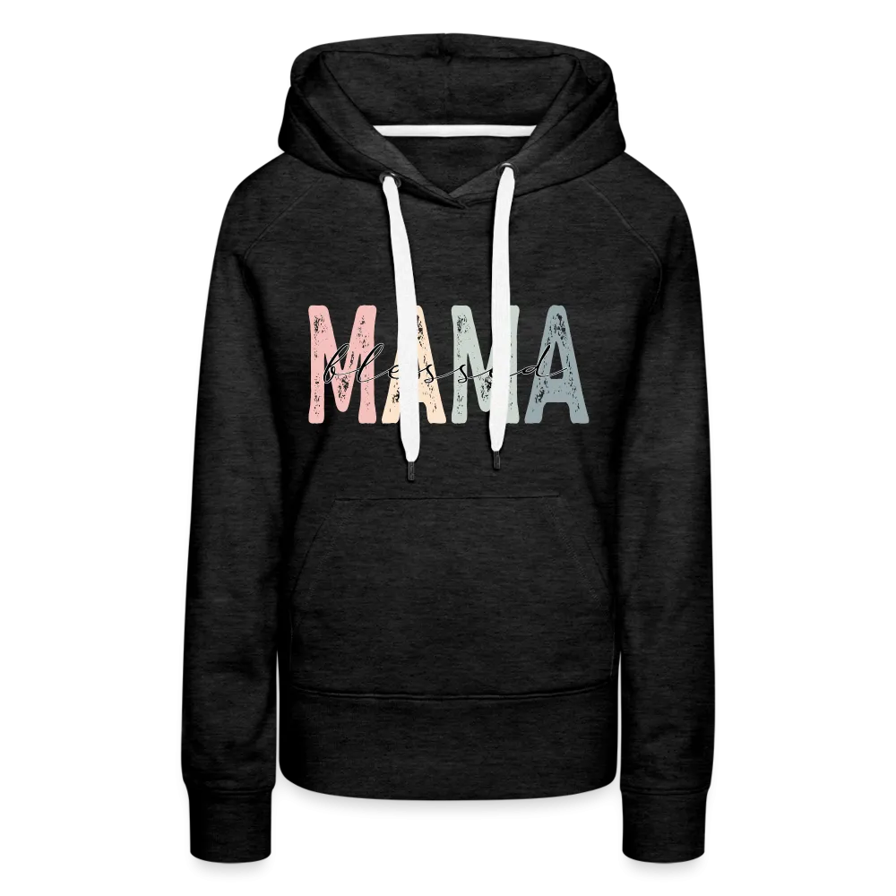 Blessed Mama Premium Hoodie (Retro Design)