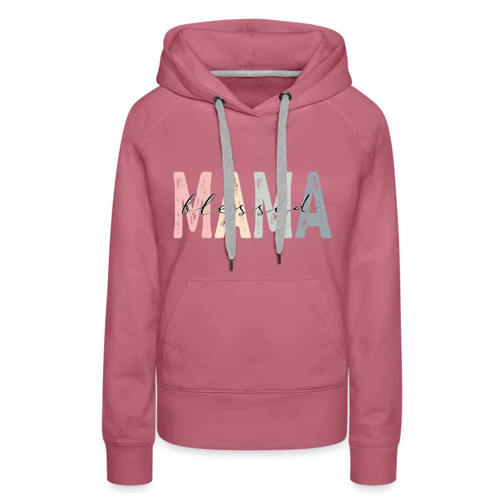 Blessed Mama Premium Hoodie (Retro Design)