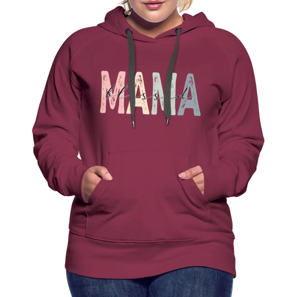 Blessed Mama Premium Hoodie (Retro Design)